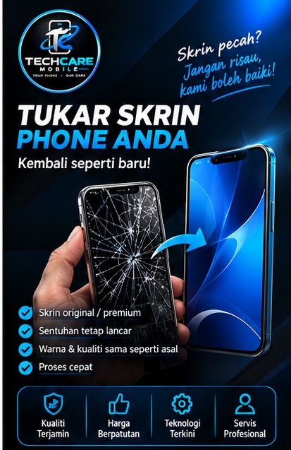 Tukar bateri